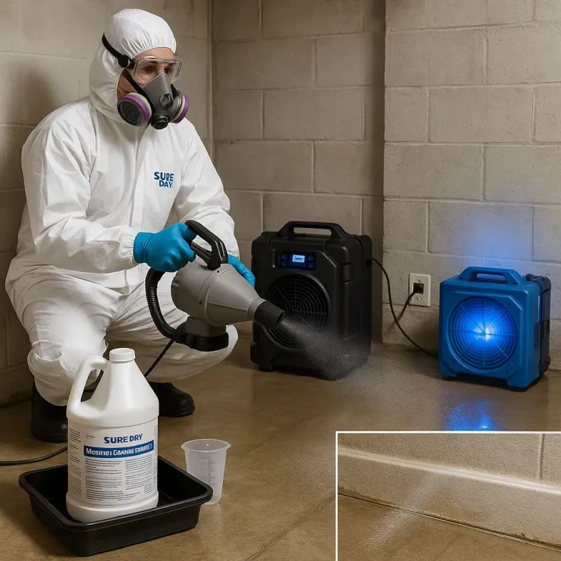 Sanitization and Odor Removal process in Brown City, MI