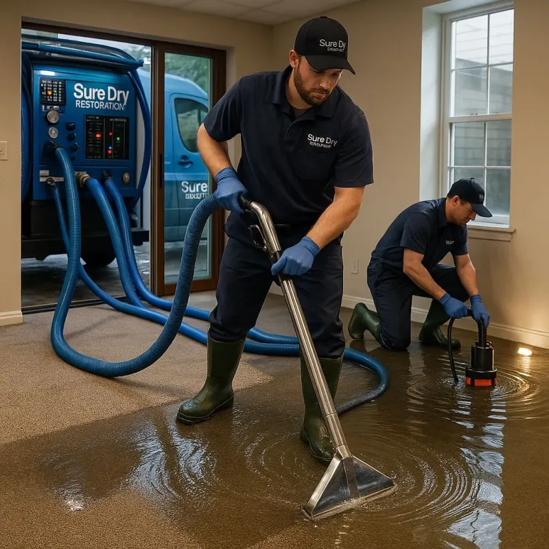 Water Extraction and Removal process in Brown City, MI